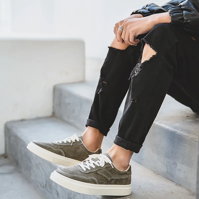 FAPAI Abrasion Resistant Low Top Skateboard Shoes Men's-12
