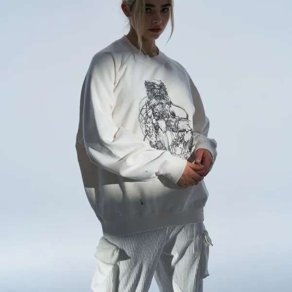 XVESSEL X MARVEL/Marvel Co branded Series Sweatshirts Unisex White-2
