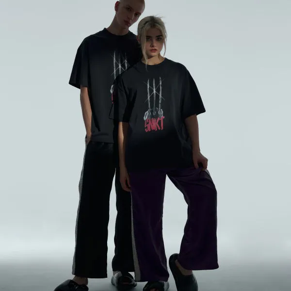 XVESSEL X MARVEL/Marvel Co branded Series T Shirts Unisex Black-4
