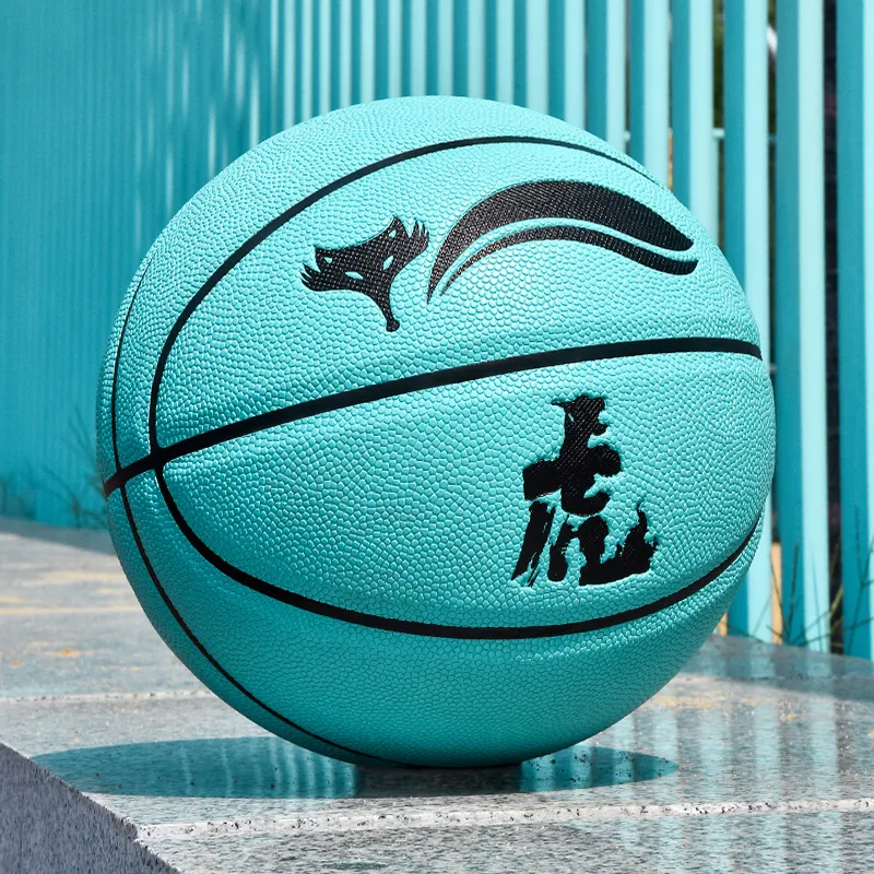 FOX PRINCE Size 5 Indoor Outdoor Universal Basketball PU Tiffany Blue-1