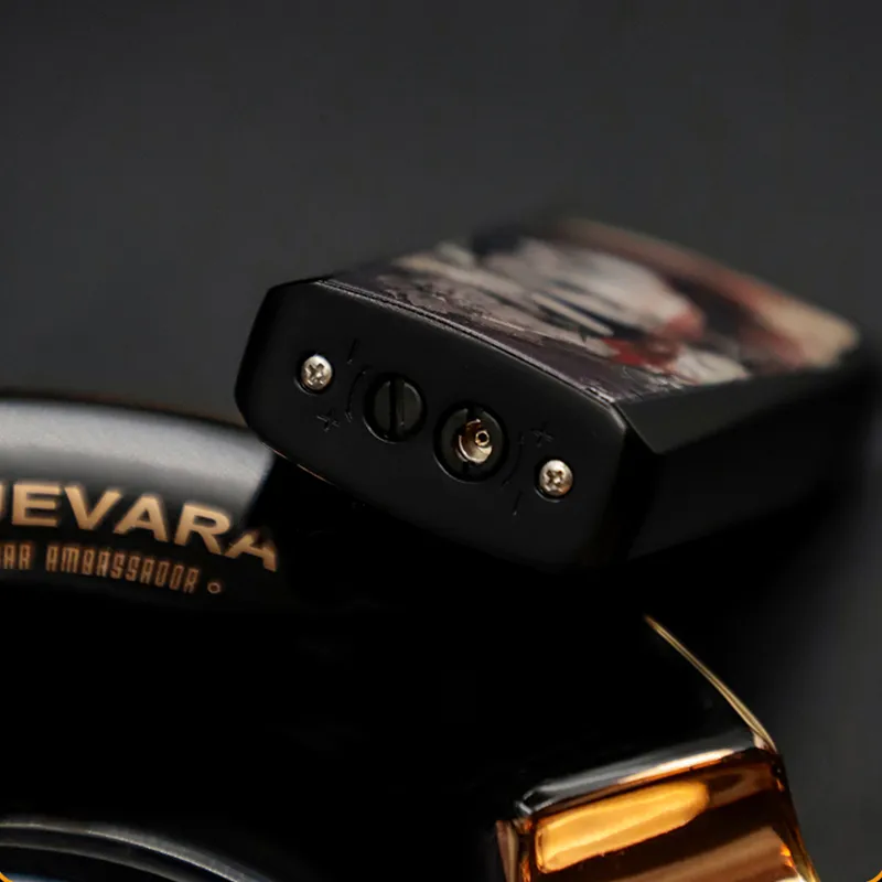 GUEVARA Cigar Tool Set, Windproof Direct Blue Flame Lighter, Sharp Silky Cigar Cutter, Gift Box Set-9
