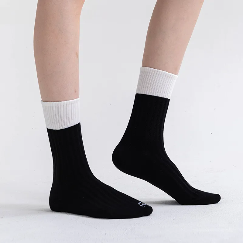FUGEER Mid Calf Socks Women's Box 4 Pack-5