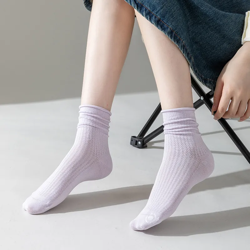 FUGEER Mid Calf Socks Women's Combo Set-1