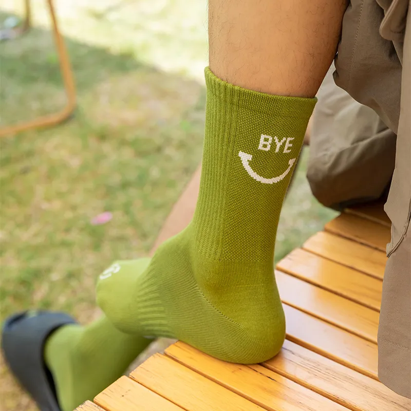 FUGEER Mid Calf Socks Men's 4 Pack-5