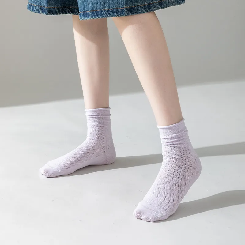 FUGEER Mid Calf Socks Women's Combo Set-5