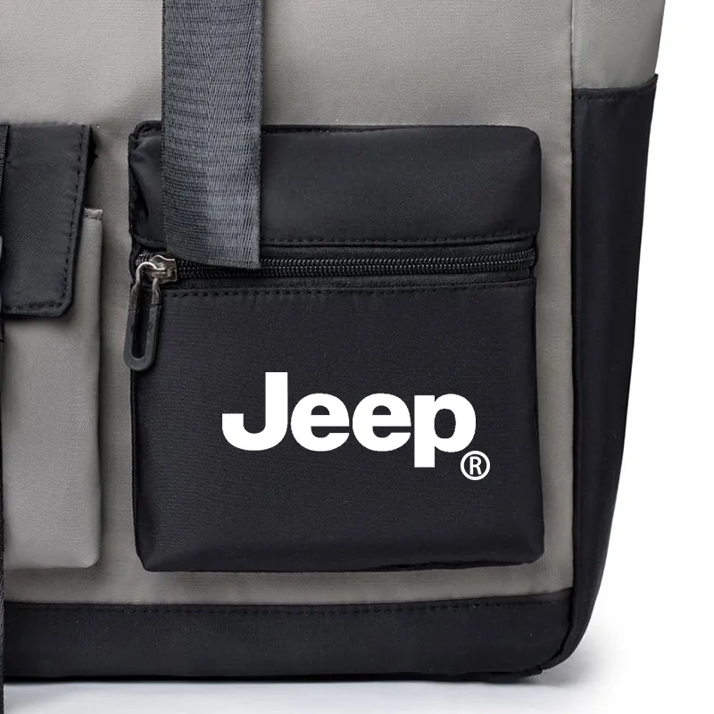 Jeep Polyester Backpack Unisex Multicolor-3