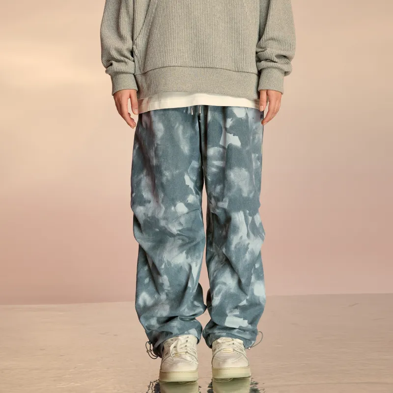 ICONS Lab Cargo Pants Unisex Gray Camouflage-2