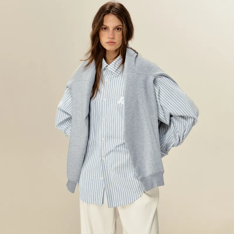 ICONS Lab Shirts Unisex Blue White Stripes-6