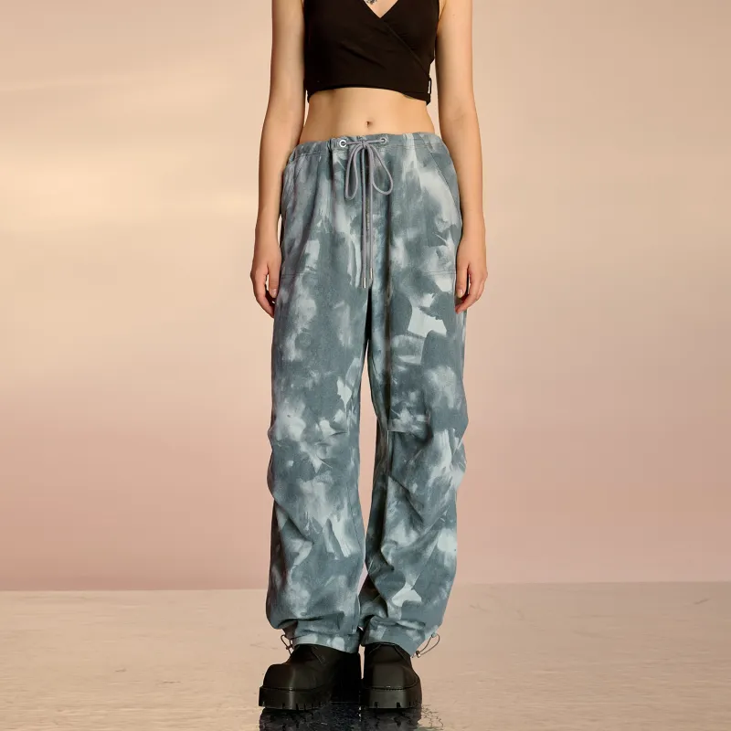 ICONS Lab Cargo Pants Unisex Gray Camouflage-6