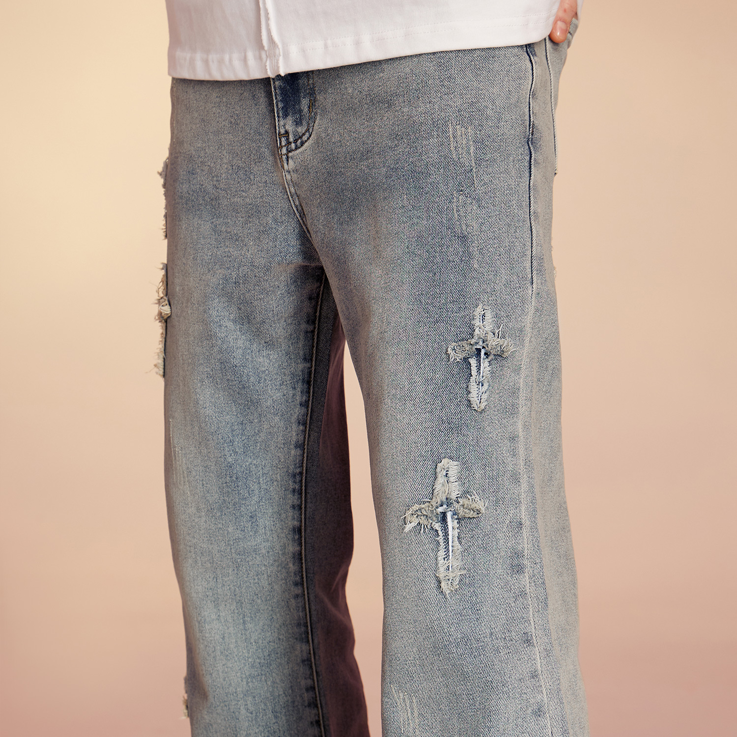 ICONS Lab Unisex Jeans Swag Black XS - POIZON