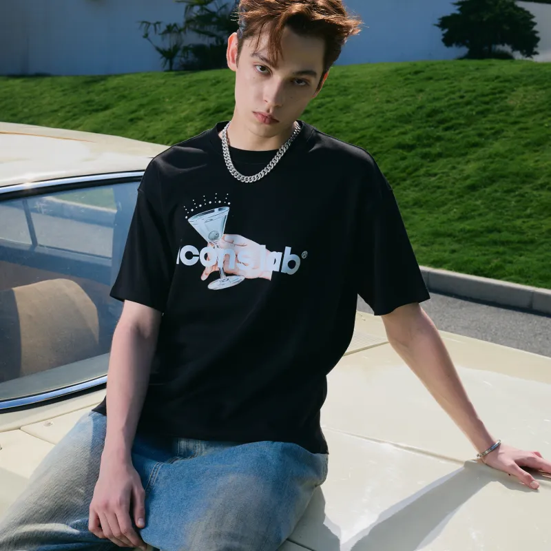 ICONS Lab T Shirts Unisex Black-4