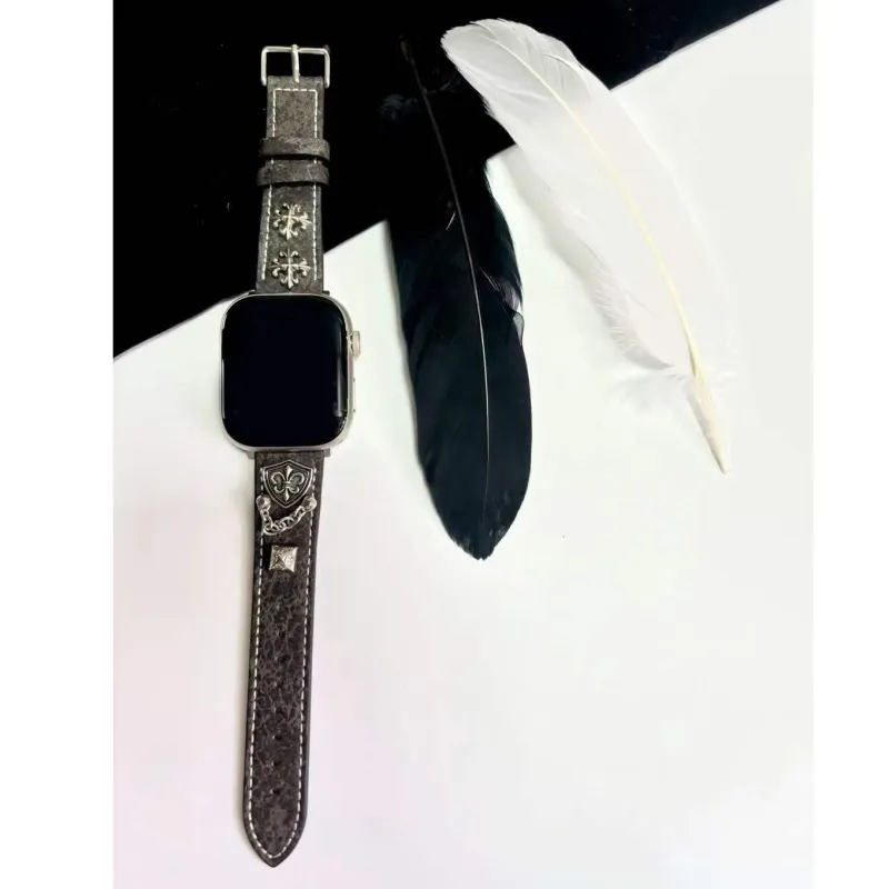 LOVINGCOOL Apple Compatibility Watch Band Genuine Leather Material-8