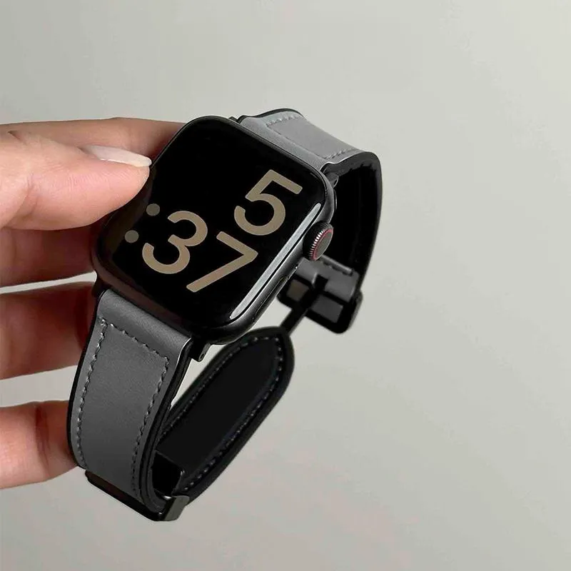 LOVINGCOOL Watch Band Apple Compatibility Genuine Leather Material-17