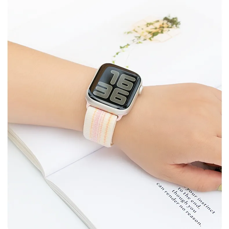 LOVINGCOOL Apple Compatibility Watch Band Canvas Material-1