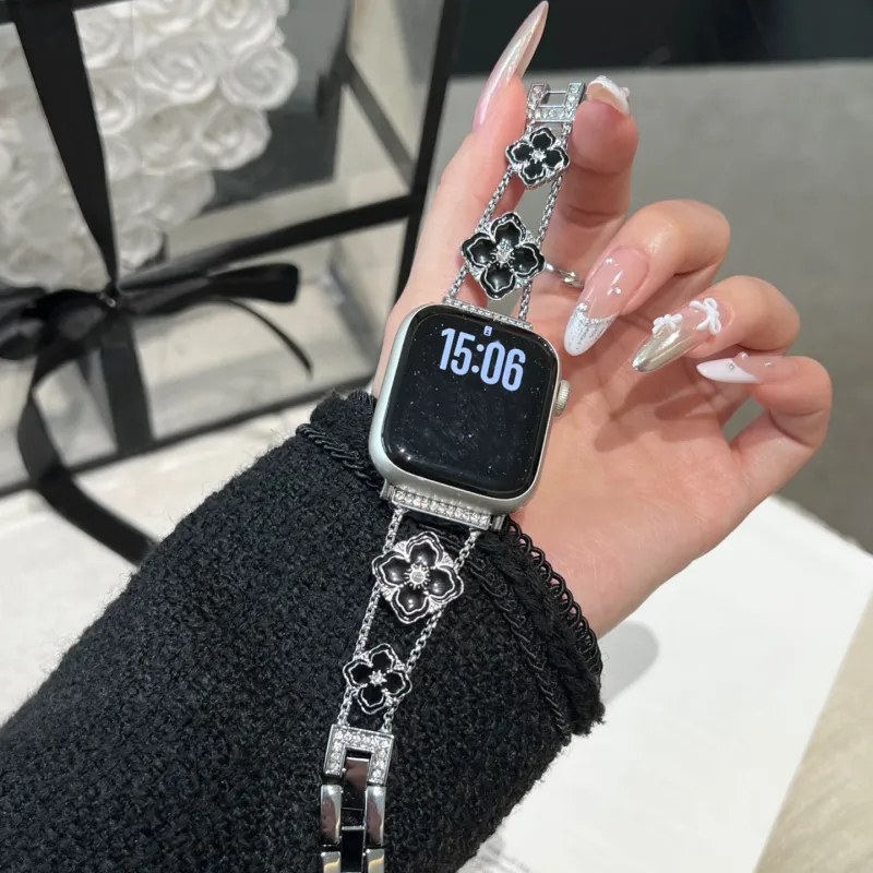 LOVINGCOOL Watch Band Apple Compatibility Metal-11