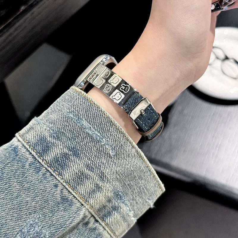 LOVINGCOOL Watch Band Apple Compatibility 15cm Cowhide Leather Material-14