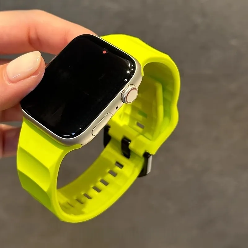 LOVINGCOOL Watch Bands Apple Compatibility 220mm Silicone Material-11