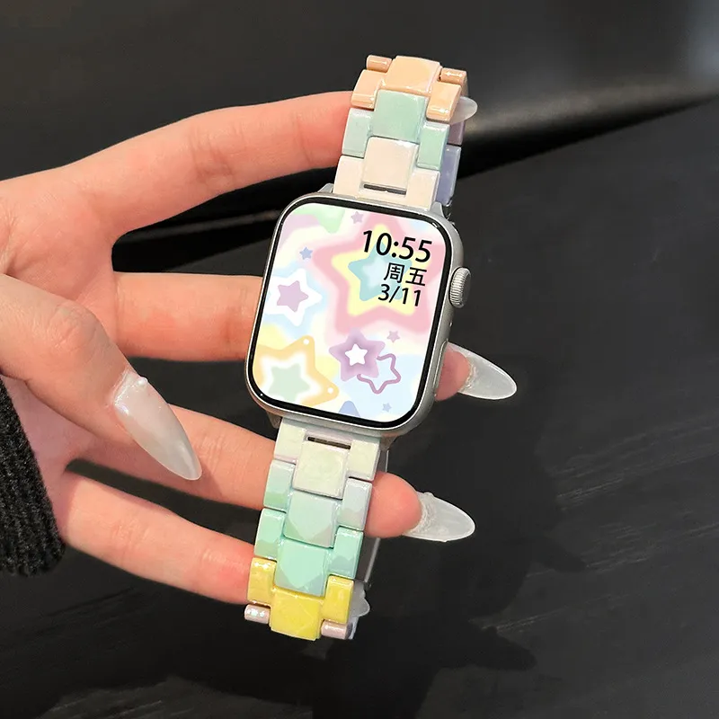 LOVINGCOOL Huawei Compatibility Watch Band Resin Material-1