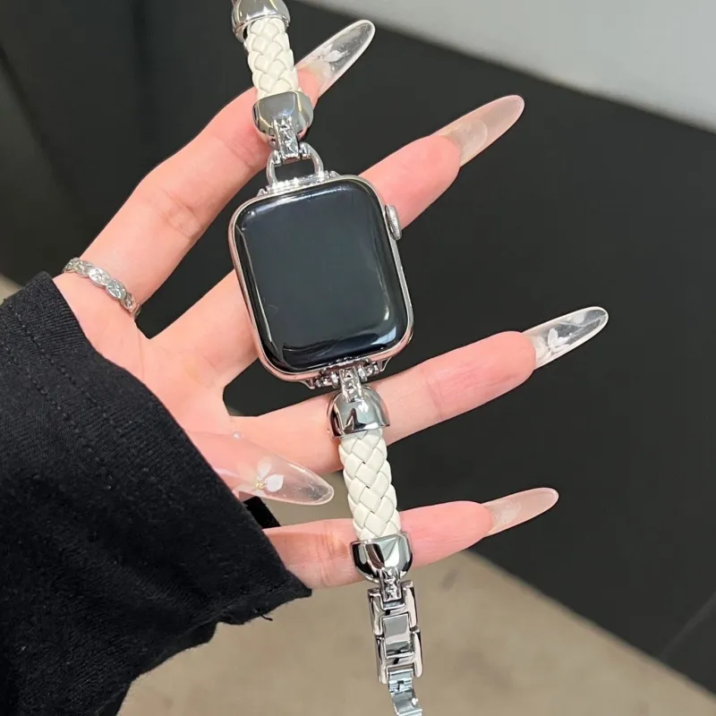 LOVINGCOOL Watch Band Apple Compatibility Leather Material-3