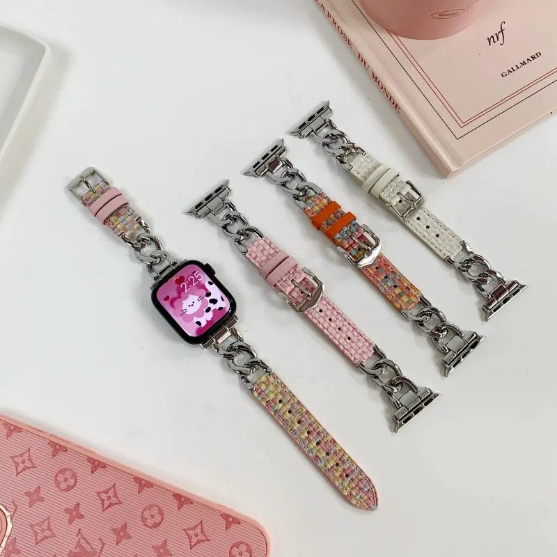 LOVINGCOOL Apple Watch S10 Generation Ultra1/2 S8S9S7SE Apple Compatibility Watch Band 130mm Metal-4