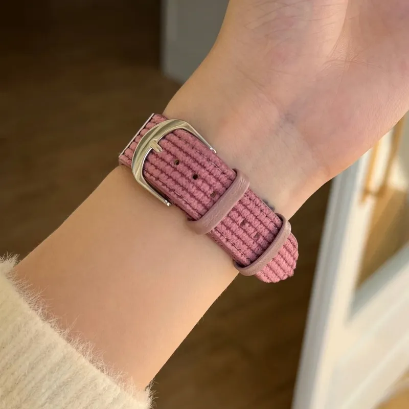 LOVINGCOOL Watch Band Apple Compatibility Fleece Material-10