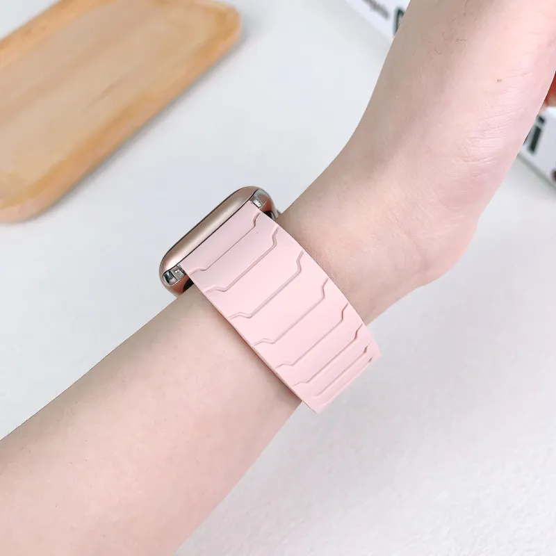 LOVINGCOOL Watch Band Apple Compatibility 46mm Silicone Material-8