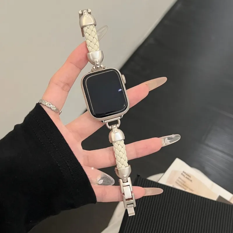 LOVINGCOOL Watch Band Apple Compatibility Leather Material-13