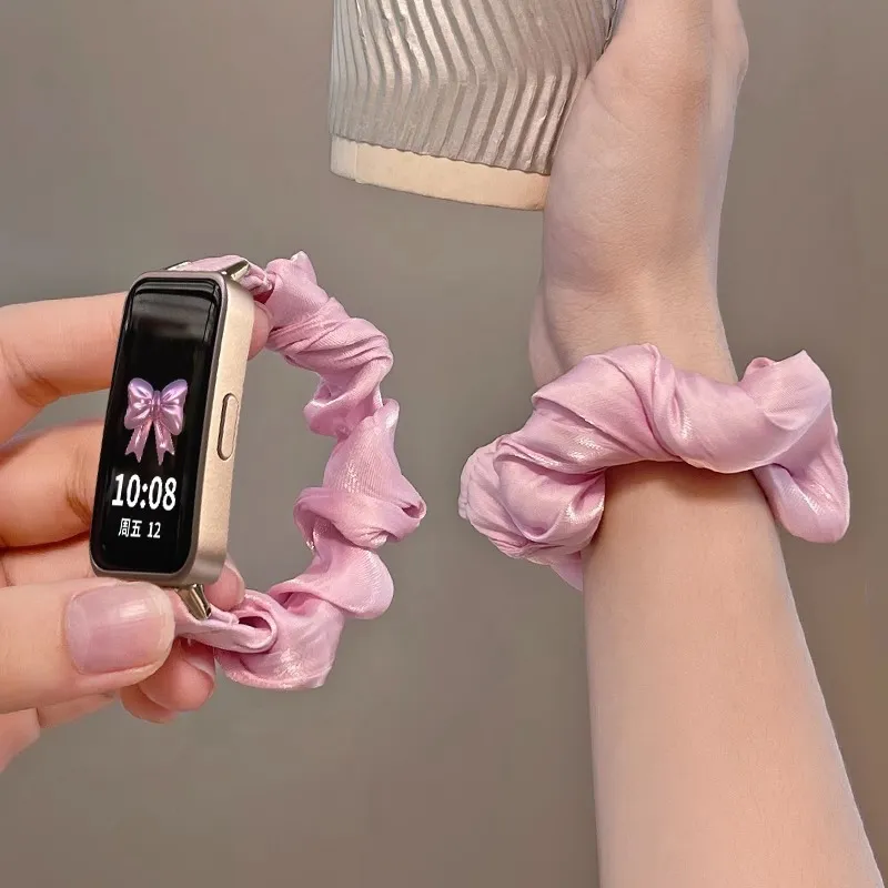 LOVINGCOOL Watch Band Huawei Compatibility Ice Silk Material-6
