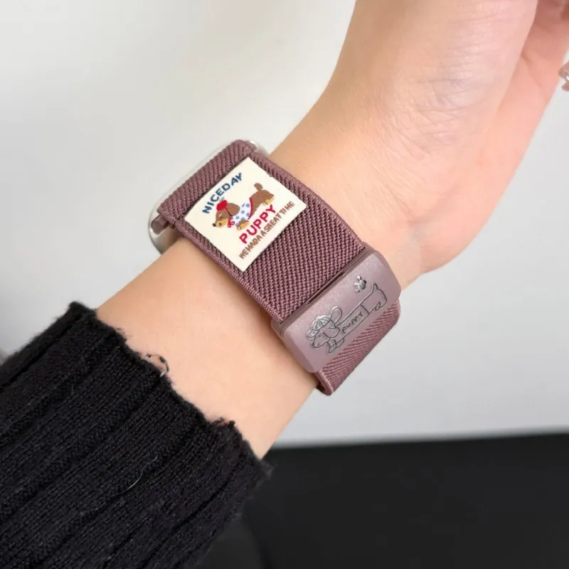 LOVINGCOOL Apple Compatibility Watch Band 14cm Nylon Material-16