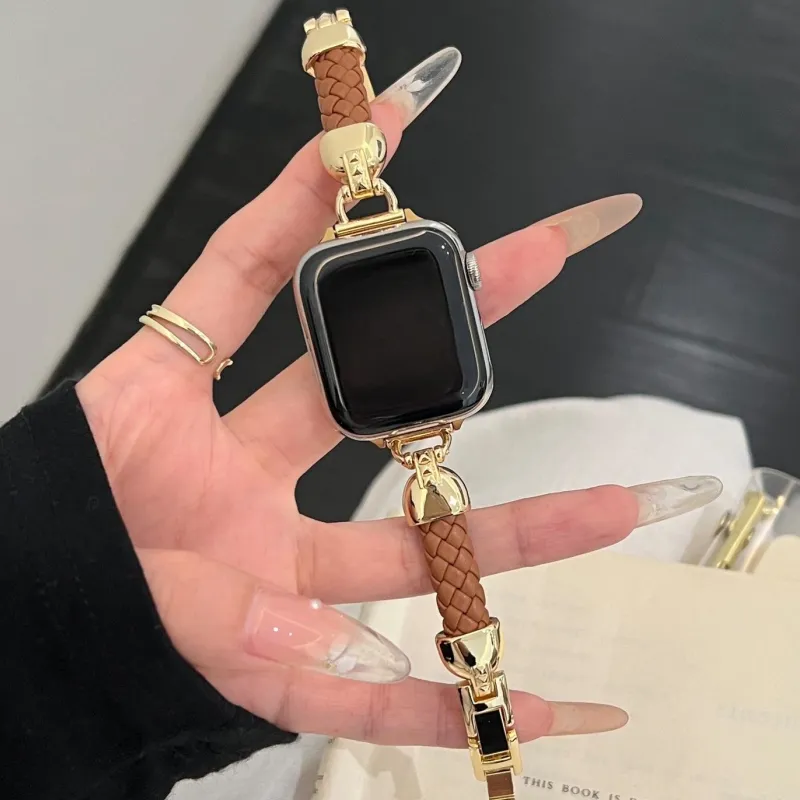 LOVINGCOOL Watch Band Apple Compatibility Leather Material-25