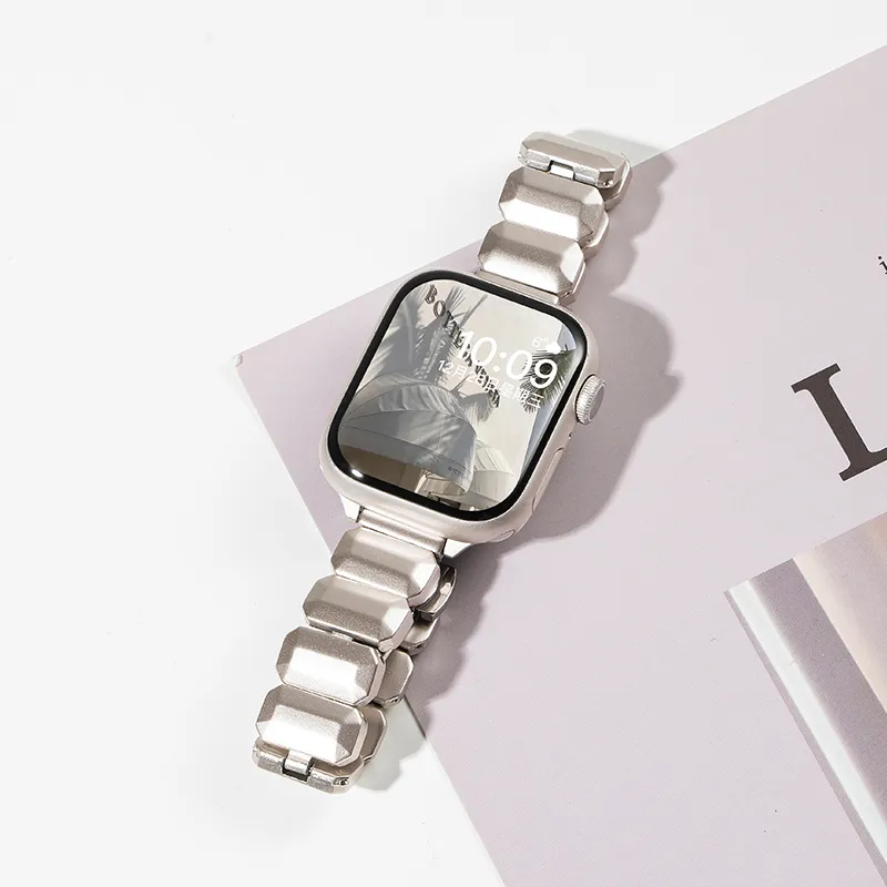 LOVINGCOOL Watch Band Apple Compatibility Metal-8
