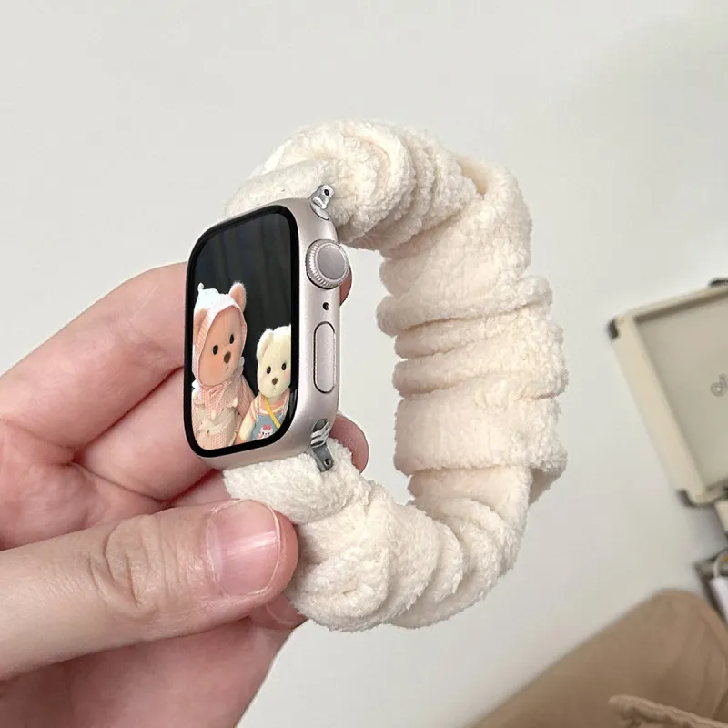 LOVINGCOOL Watch Band Apple Compatibility Plush Material-3