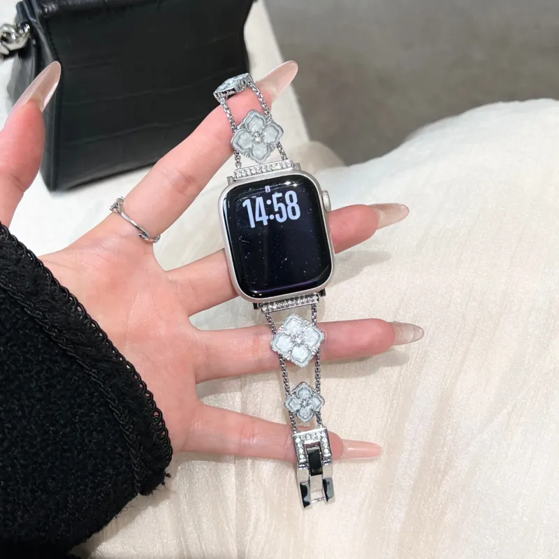 LOVINGCOOL Watch Band Apple Compatibility Metal-9