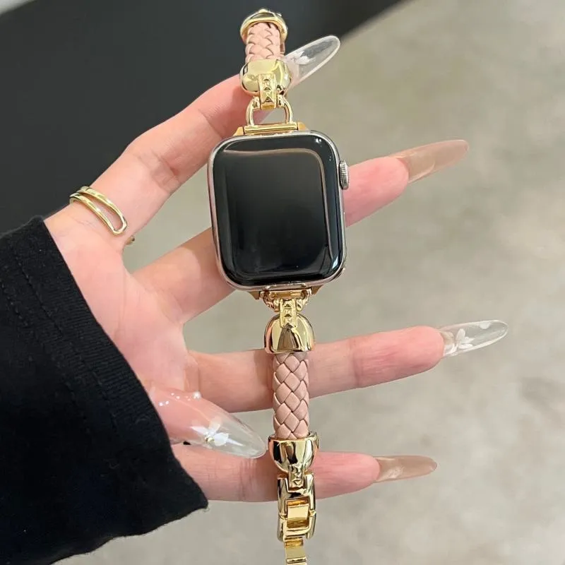 LOVINGCOOL Watch Band Apple Compatibility Leather Material-19
