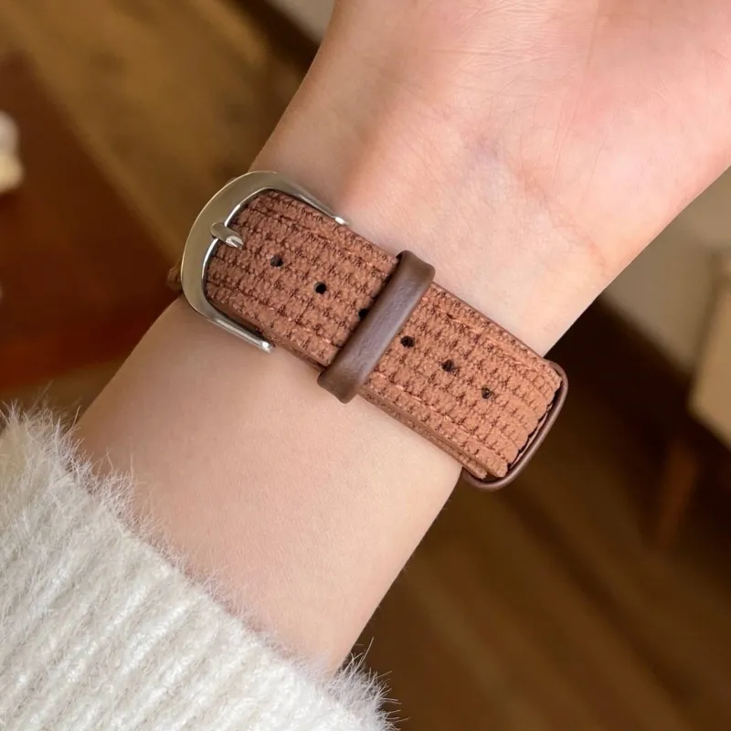 LOVINGCOOL Watch Band Apple Compatibility Fleece Material-23