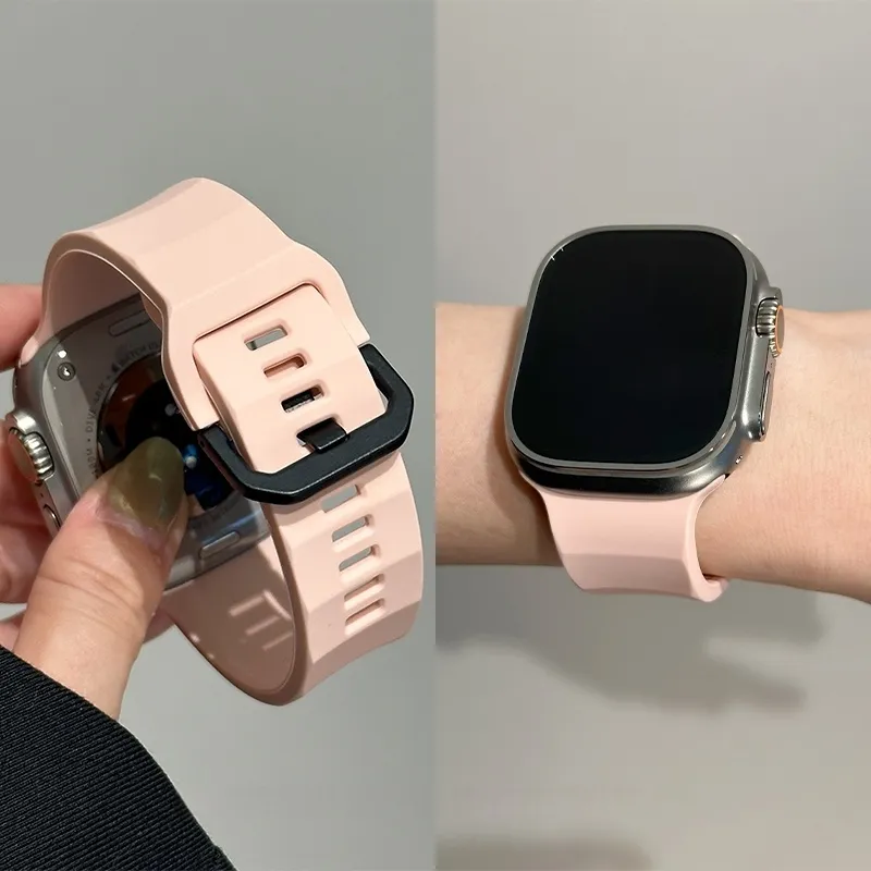 LOVINGCOOL Watch Bands Apple Compatibility 220mm Silicone Material-23