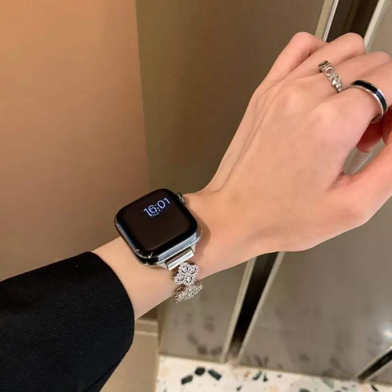 LOVINGCOOL Apple Compatibility Watch Band Metal-6