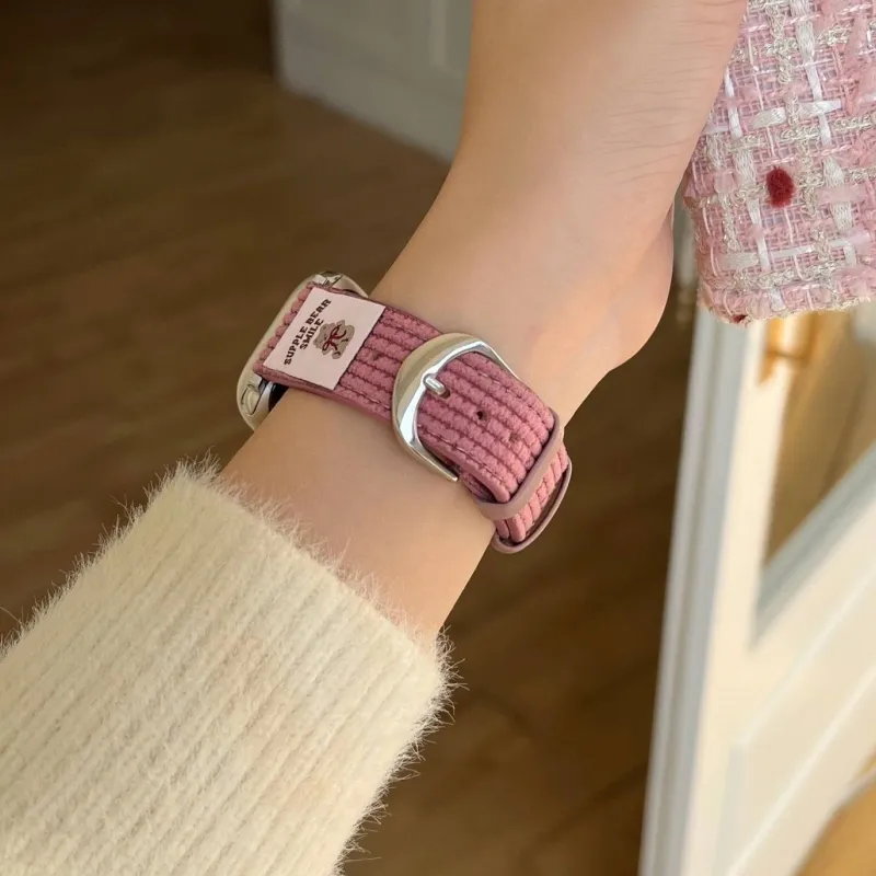 LOVINGCOOL Watch Band Apple Compatibility Fleece Material-9