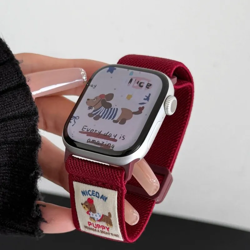 LOVINGCOOL Apple Compatibility Watch Band 14cm Nylon Material-34