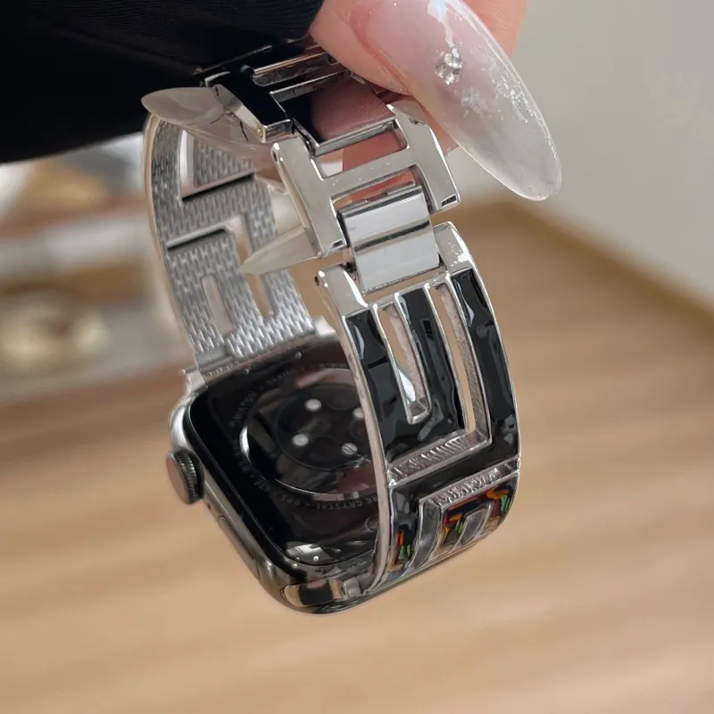 LOVINGCOOL Watch Bands Apple Compatibility 160mm Metal-19