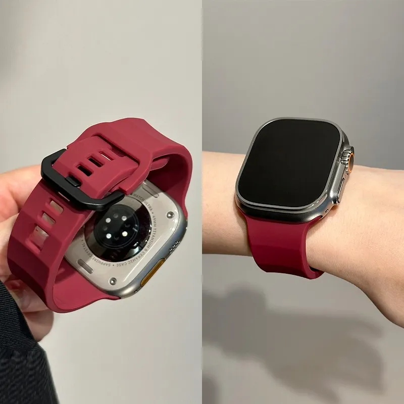 LOVINGCOOL Watch Bands Apple Compatibility 220mm Silicone Material-41