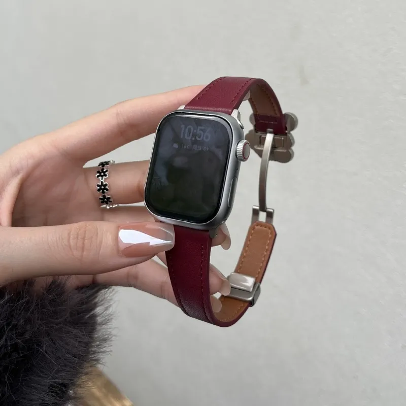 LOVINGCOOL Watch Band Apple Compatibility 130mm Genuine Leather Material-19