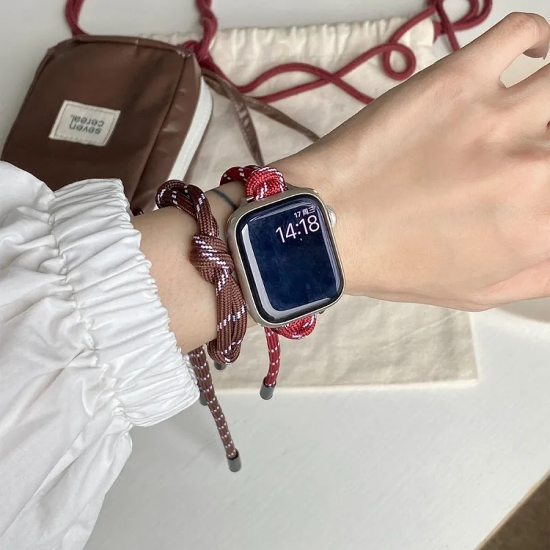 LOVINGCOOL Apple Compatibility Watch Band Nylon Material-17