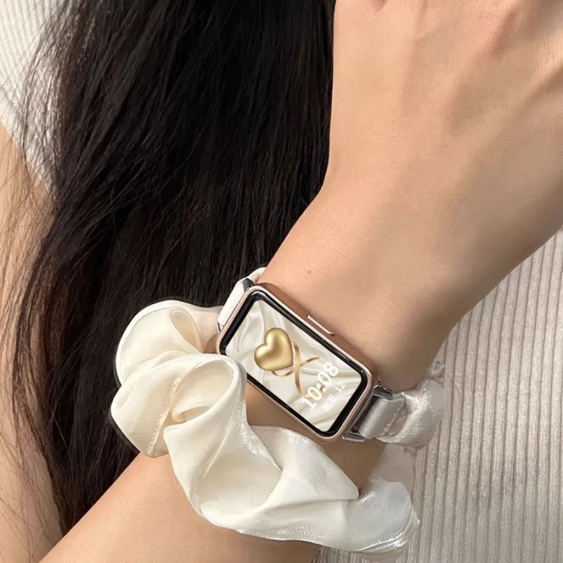 LOVINGCOOL Watch Band Huawei Compatibility Ice Silk Material-2