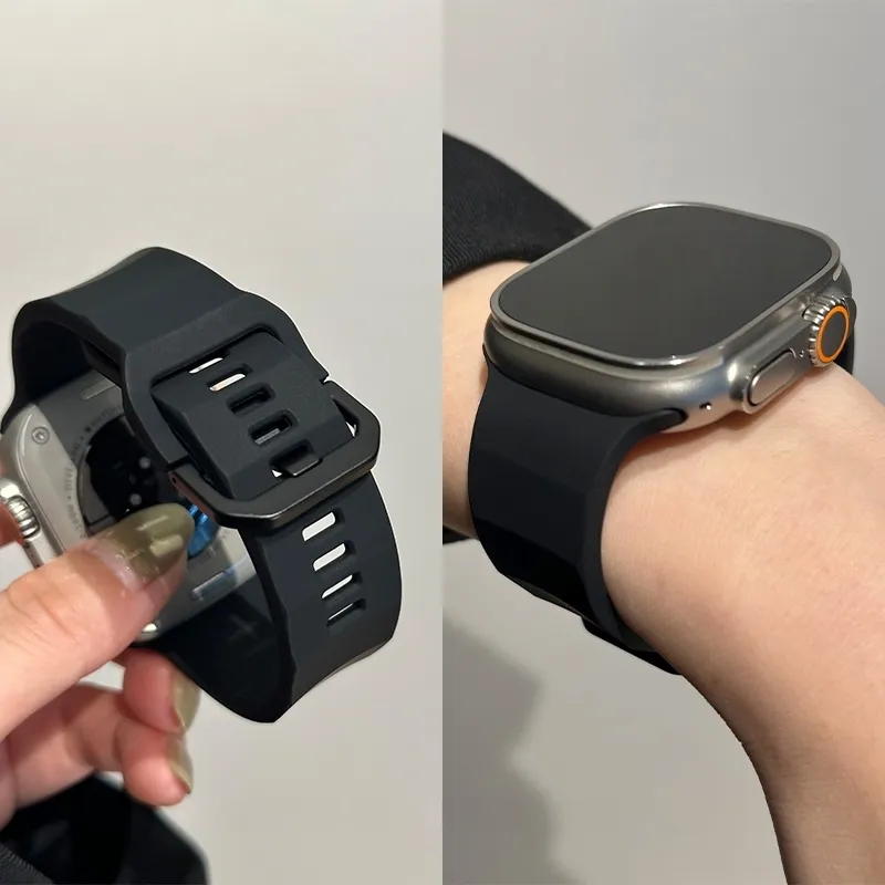LOVINGCOOL Watch Bands Apple Compatibility 220mm Silicone Material-7
