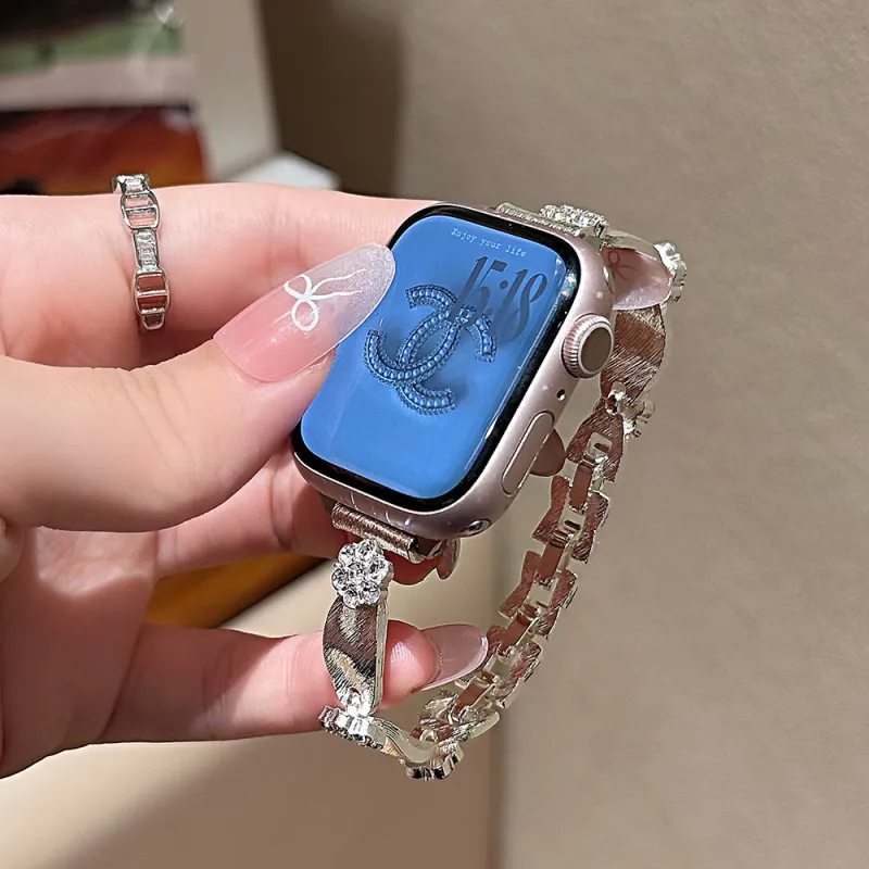 LOVINGCOOL Watch Band Apple Compatibility 130mm Alloy-4
