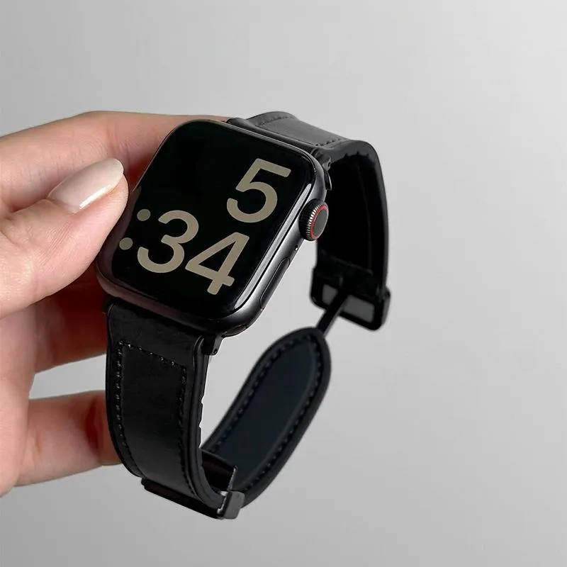 LOVINGCOOL Watch Band Apple Compatibility Genuine Leather Material-9