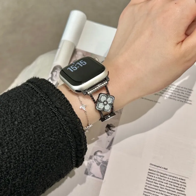 LOVINGCOOL Watch Band Apple Compatibility Metal-17
