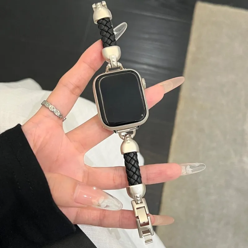 LOVINGCOOL Watch Band Apple Compatibility Leather Material-9