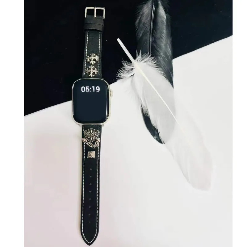 LOVINGCOOL Apple Compatibility Watch Band Genuine Leather Material-3